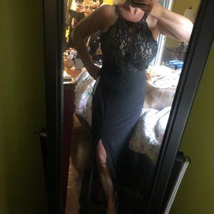 Black formal gown-NWT